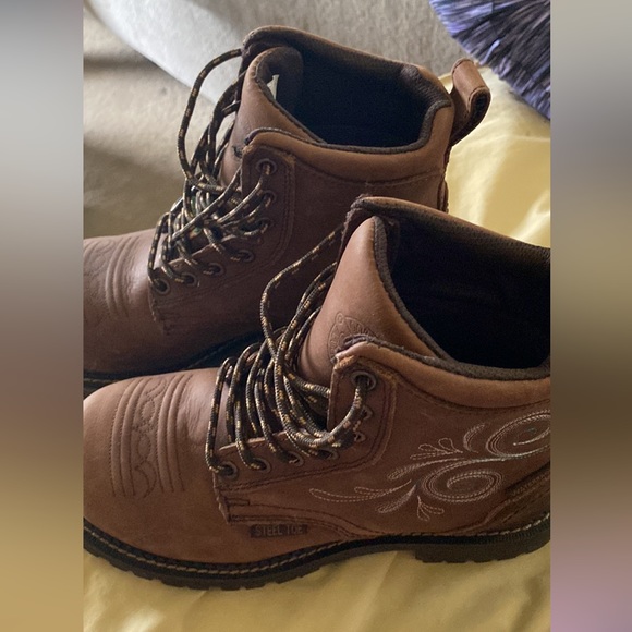 Women’s work steel boots - Picture 4 of 4